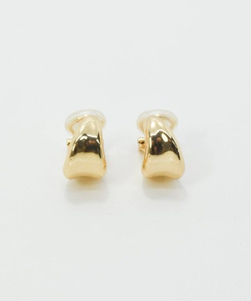 GOLDY（ゴールディ）の「【GOLDY】ニュアンス ドロップ フープ イヤリング / 2221243（イヤリング・レディース・シルバー/ゴールド/シルバー系その他・FREE）」の7枚目の写真