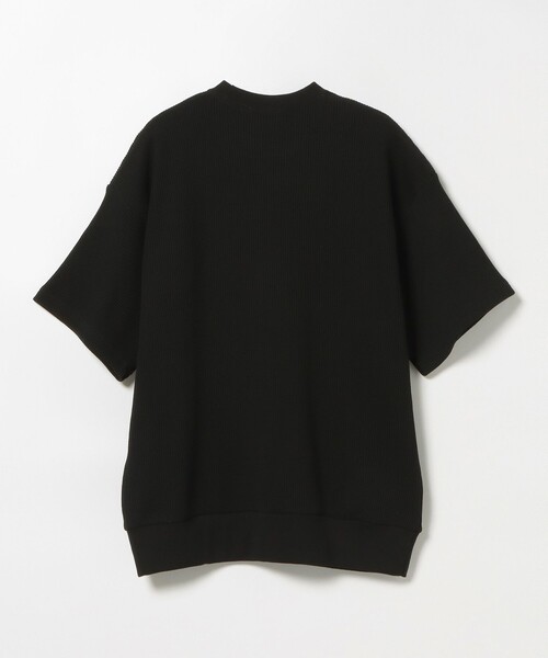 BEAMS T（ビームスティー）の「BEAMS T / ワッフル クルーネック ショートスリーブ 24（Tシャツ/カットソー・メンズ・ブラック/ベージュ/ネイビー・S/M/L/XL）」の5枚目の写真