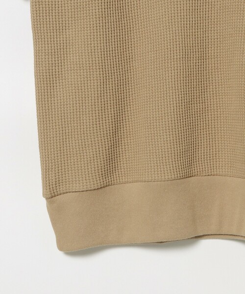 BEAMS T（ビームスティー）の「BEAMS T / ワッフル クルーネック ショートスリーブ 24（Tシャツ/カットソー・メンズ・ブラック/ベージュ/ネイビー・S/M/L/XL）」の10枚目の写真