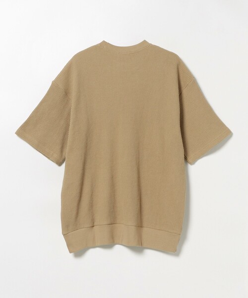 BEAMS T（ビームスティー）の「BEAMS T / ワッフル クルーネック ショートスリーブ 24（Tシャツ/カットソー・メンズ・ブラック/ベージュ/ネイビー・S/M/L/XL）」の11枚目の写真