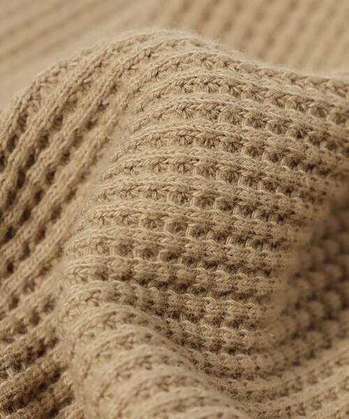 BEAMS T（ビームスティー）の「BEAMS T / ワッフル クルーネック ショートスリーブ 24（Tシャツ/カットソー・メンズ・ブラック/ベージュ/ネイビー・S/M/L/XL）」の12枚目の写真