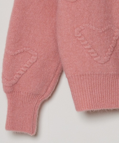 45R ジャガードニットボレロ 45Rハンドニットのボレロ（インディゴ）: WOMEN｜45R