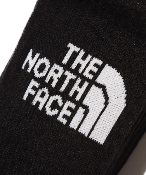 THE NORTH FACE（ザノースフェイス）の「THE NORTH FACE TNF Jacquard Logo 3P Crew / ザ・ノース・フェイス TNF ジャカード ロゴ 3P クルー（ソックス/靴下・メンズ・ホワイト/ブラック・S/M/L）」の4枚目の写真