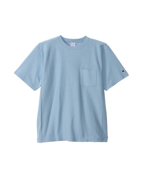 Champion(チャンピオン)の「【Champion/チャンピオン】メンズ リバースウィーブ(R) ショートスリーブポケットTシャツ(Tシャツ/カットソー・メンズ・オートミール/グリーン系その他2/ネイビー/ホワイト/グレー/ブルー系その他5/ブラック/ブルー系その他/グリーン系その他3/ペールイエロー/アッシュグレー・X-LARGE/LARGE/MEDIUM/SMALL)」の9枚目の写真