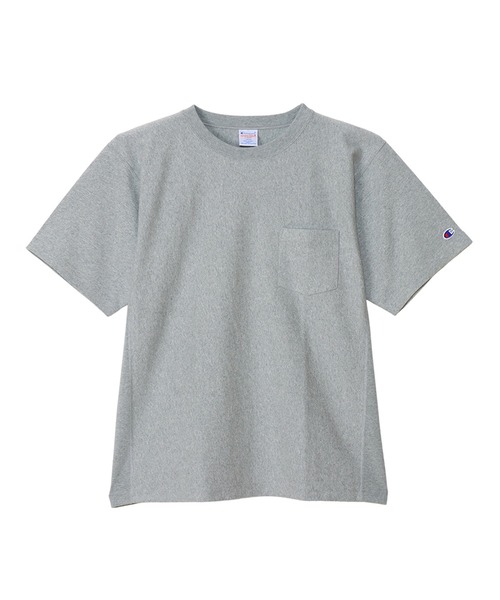 Champion(チャンピオン)の「【Champion/チャンピオン】メンズ リバースウィーブ(R) ショートスリーブポケットTシャツ(Tシャツ/カットソー・メンズ・オートミール/グリーン系その他2/ネイビー/ホワイト/グレー/ブルー系その他5/ブラック/ブルー系その他/グリーン系その他3/ペールイエロー/アッシュグレー・X-LARGE/LARGE/MEDIUM/SMALL)」の4枚目の写真