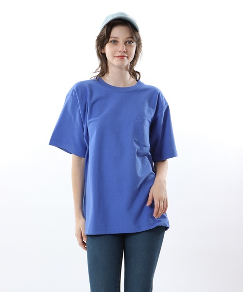 Champion(チャンピオン)の「【Champion/チャンピオン】メンズ リバースウィーブ(R) ショートスリーブポケットTシャツ(Tシャツ/カットソー・メンズ・オートミール/グリーン系その他2/ネイビー/ホワイト/グレー/ブルー系その他5/ブラック/ブルー系その他/グリーン系その他3/ペールイエロー/アッシュグレー・X-LARGE/LARGE/MEDIUM/SMALL)」の10枚目の写真