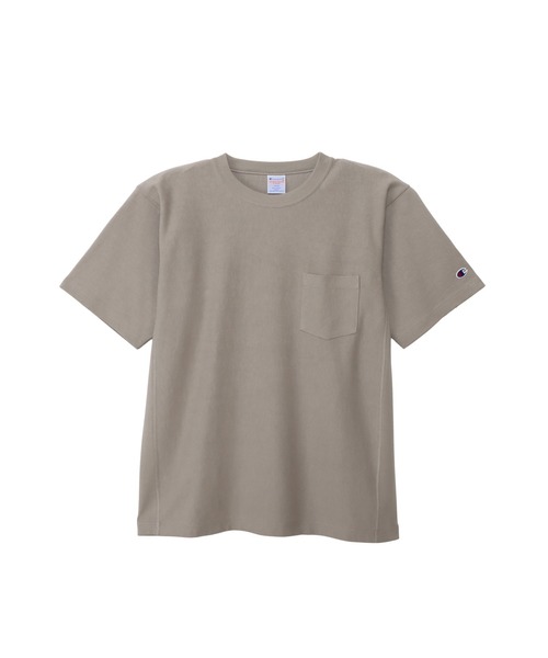 Champion(チャンピオン)の「【Champion/チャンピオン】メンズ リバースウィーブ(R) ショートスリーブポケットTシャツ(Tシャツ/カットソー・メンズ・オートミール/グリーン系その他2/ネイビー/ホワイト/グレー/ブルー系その他5/ブラック/ブルー系その他/グリーン系その他3/ペールイエロー/アッシュグレー・X-LARGE/LARGE/MEDIUM/SMALL)」の3枚目の写真