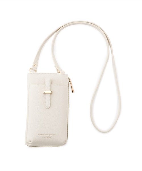 ROPE' PICNIC(ロペピクニック)の「スマホウォレットショルダーバッグ(ショルダーバッグ・レディース・ブラック/シルバー/オフホワイト/ライトグリーン・FREE)」の6枚目の写真