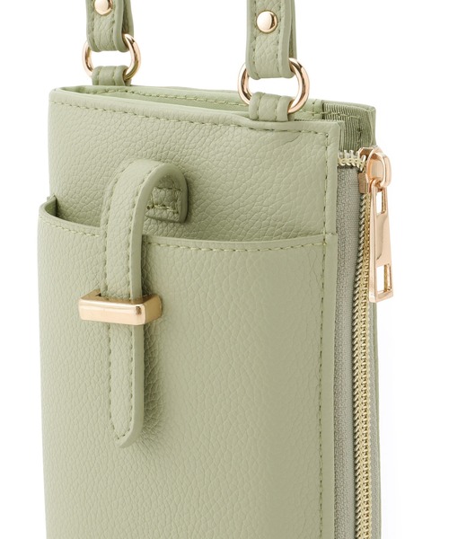 ROPE' PICNIC(ロペピクニック)の「スマホウォレットショルダーバッグ(ショルダーバッグ・レディース・ブラック/シルバー/オフホワイト/ライトグリーン・FREE)」の10枚目の写真