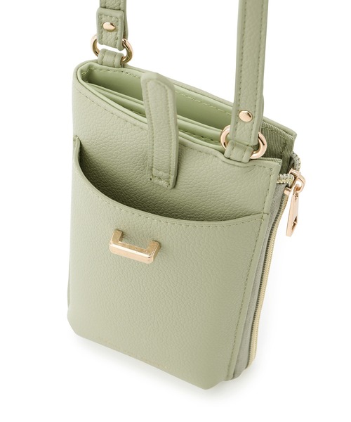 ROPE' PICNIC(ロペピクニック)の「スマホウォレットショルダーバッグ(ショルダーバッグ・レディース・ブラック/シルバー/オフホワイト/ライトグリーン・FREE)」の11枚目の写真