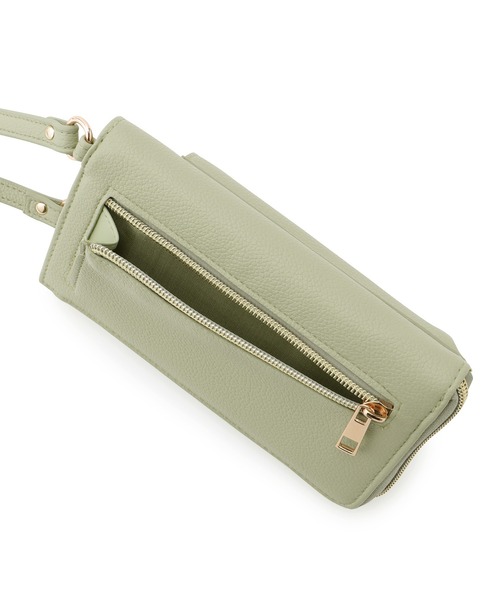 ROPE' PICNIC(ロペピクニック)の「スマホウォレットショルダーバッグ(ショルダーバッグ・レディース・ブラック/シルバー/オフホワイト/ライトグリーン・FREE)」の13枚目の写真