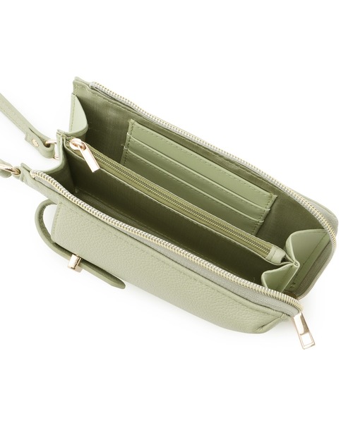 ROPE' PICNIC(ロペピクニック)の「スマホウォレットショルダーバッグ(ショルダーバッグ・レディース・ブラック/シルバー/オフホワイト/ライトグリーン・FREE)」の15枚目の写真