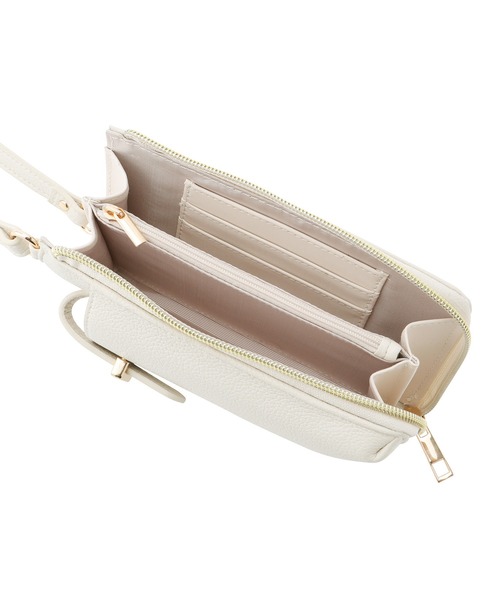 ROPE' PICNIC(ロペピクニック)の「スマホウォレットショルダーバッグ(ショルダーバッグ・レディース・ブラック/シルバー/オフホワイト/ライトグリーン・FREE)」の17枚目の写真