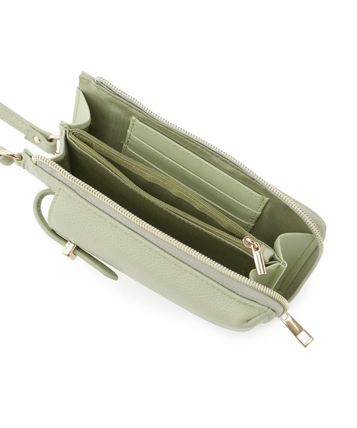 ROPE' PICNIC(ロペピクニック)の「スマホウォレットショルダーバッグ(ショルダーバッグ・レディース・ブラック/シルバー/オフホワイト/ライトグリーン・FREE)」の19枚目の写真