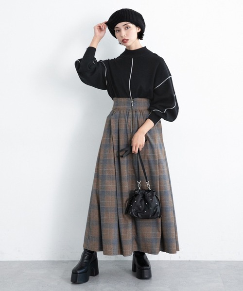 PAGEBOY（ページボーイ）の「長袖ニット（ニット/セーター・レディース・ブラック・FREE）」の10枚目の写真