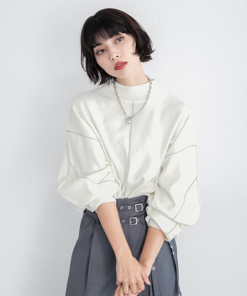 PAGEBOY（ページボーイ）の「長袖ニット（ニット/セーター・レディース・ブラック・FREE）」の11枚目の写真