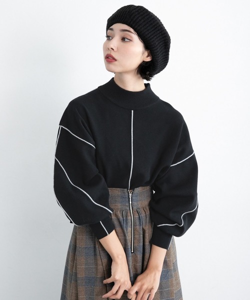 PAGEBOY（ページボーイ）の「長袖ニット（ニット/セーター・レディース・ブラック・FREE）」の14枚目の写真