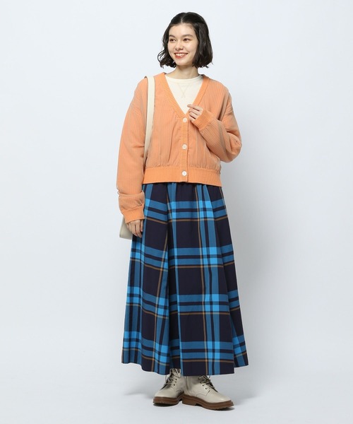 niko and...（ニコアンド）の「ナイロンオックスアソートスカート（スカート・レディース・ベージュ/ネイビー/ブルー/ライトグリーン・FREE）」の9枚目の写真