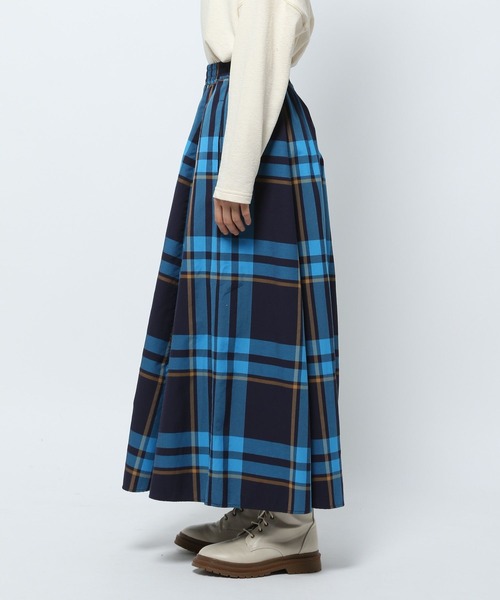 niko and...（ニコアンド）の「ナイロンオックスアソートスカート（スカート・レディース・ベージュ/ネイビー/ブルー/ライトグリーン・FREE）」の6枚目の写真