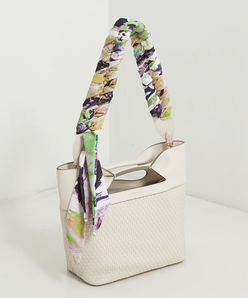 LOWELL things（ロウェル　シングス）の「Scarf Belt/スカーフかがりストラップベルト（チャーム・レディース・パープル系その他/ブラック/ベージュ・フリー）」の20枚目の写真