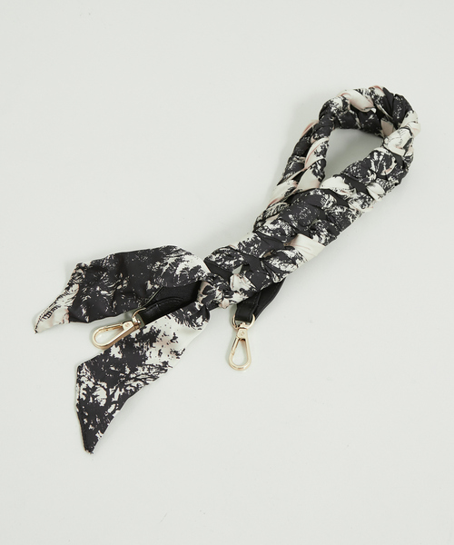 LOWELL things（ロウェル　シングス）の「Scarf Belt/スカーフかがりストラップベルト（チャーム・レディース・パープル系その他/ブラック/ベージュ・フリー）」の22枚目の写真