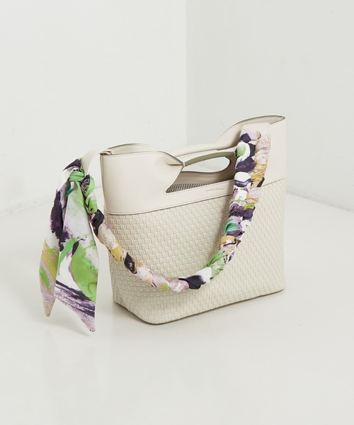 LOWELL things（ロウェル　シングス）の「Scarf Belt/スカーフかがりストラップベルト（チャーム・レディース・パープル系その他/ブラック/ベージュ・フリー）」の11枚目の写真