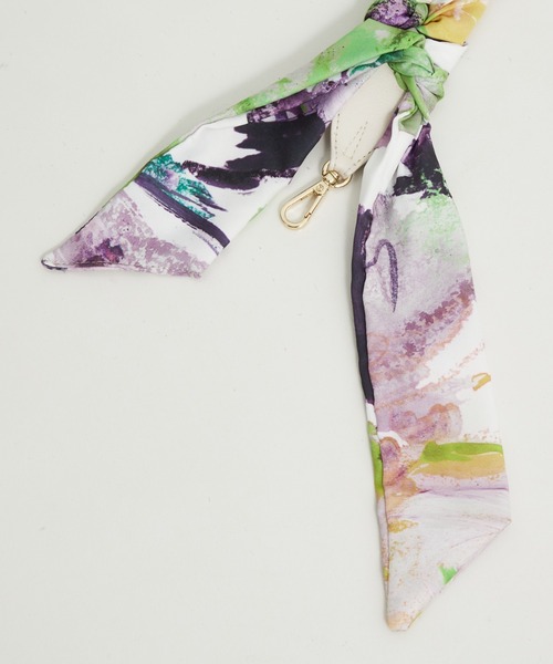 LOWELL things（ロウェル　シングス）の「Scarf Belt/スカーフかがりストラップベルト（チャーム・レディース・パープル系その他/ブラック/ベージュ・フリー）」の8枚目の写真