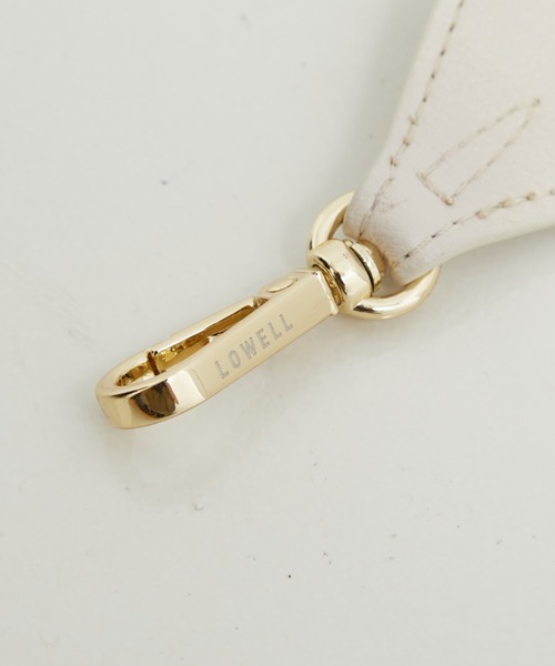 LOWELL things（ロウェル　シングス）の「Scarf Belt/スカーフかがりストラップベルト（チャーム・レディース・パープル系その他/ブラック/ベージュ・フリー）」の6枚目の写真