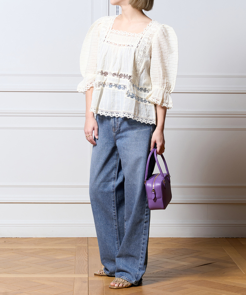 IENA LA BOUCLE(イエナラブークル)の「【NEEDBY heritage/ニードバイヘリテージ】LUNA 80s MD BLUE デニムパンツ(デニムパンツ・レディース・ブルー系その他・24/25/26)」の8枚目の写真