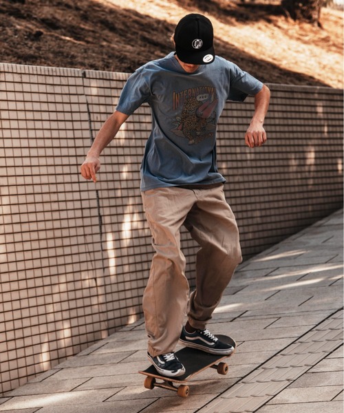 IPD(アイピーディー)の「【IPD】LEOPARD SS(Tシャツ/カットソー・メンズ・ブルー系その他/チャコール/クリーム・X-LARGE/LARGE/MEDIUM)」の8枚目の写真