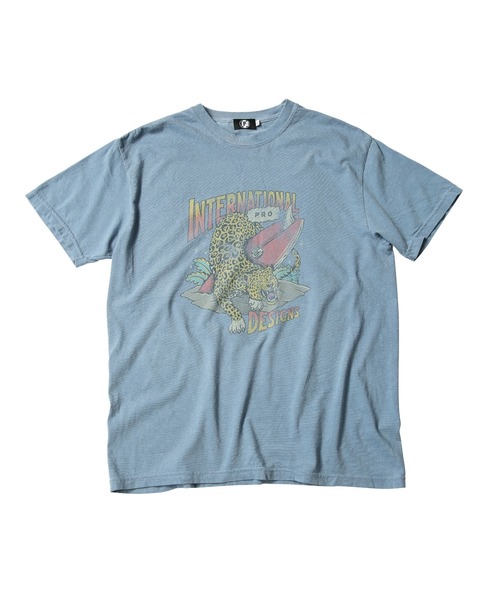 IPD(アイピーディー)の「【IPD】LEOPARD SS(Tシャツ/カットソー・メンズ・ブルー系その他/チャコール/クリーム・X-LARGE/LARGE/MEDIUM)」の4枚目の写真