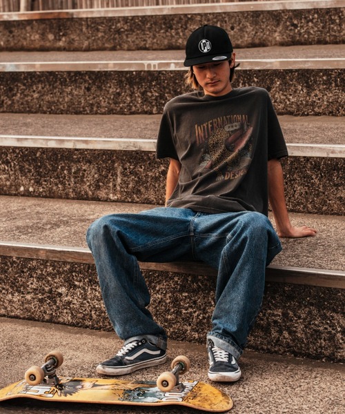 IPD(アイピーディー)の「【IPD】LEOPARD SS(Tシャツ/カットソー・メンズ・ブルー系その他/チャコール/クリーム・X-LARGE/LARGE/MEDIUM)」の18枚目の写真