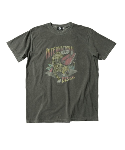 IPD(アイピーディー)の「【IPD】LEOPARD SS(Tシャツ/カットソー・メンズ・ブルー系その他/チャコール/クリーム・X-LARGE/LARGE/MEDIUM)」の13枚目の写真