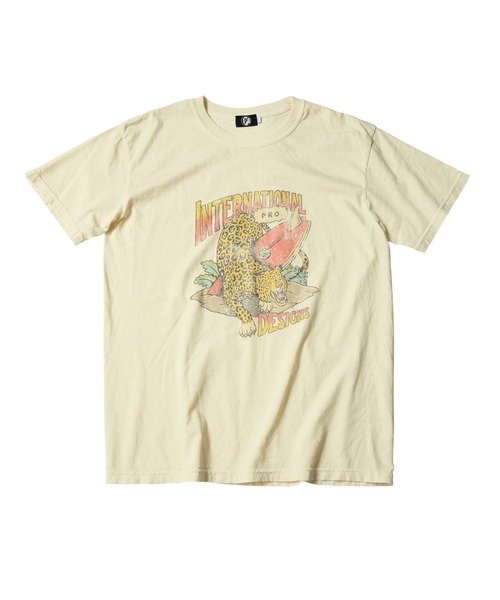 IPD(アイピーディー)の「【IPD】LEOPARD SS(Tシャツ/カットソー・メンズ・ブルー系その他/チャコール/クリーム・X-LARGE/LARGE/MEDIUM)」の14枚目の写真