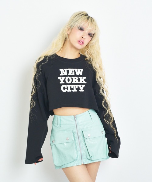 ANNA SUI NYC(アナ スイ エヌ ワイ シー)の「ANNA SUI NYC RETROフェイクレザーショートスカート(スカート・レディース・ミント/ピンク/ブラック・M/S)」の17枚目の写真