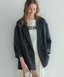 ダブルクロスオーバーシルエットジャケット