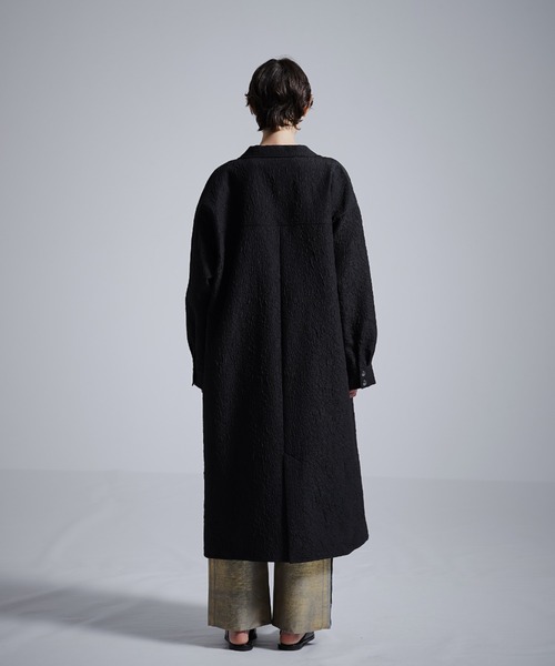 MECRE（メクル）の「ステンカラージャガードコート（ステンカラー  