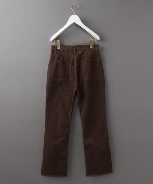 BEAUTY&YOUTH UNITED ARROWS（ビューティーアンドユースユナイテッドアローズ）の「＜6(ROKU)＞CORD CUT 9LENGS PANTS/ﾊﾟﾝﾂ◆（その他パンツ・レディース・ベージュ/ブラウン・38/34/36）」の5枚目の写真