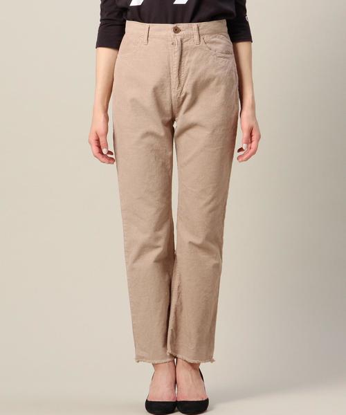 BEAUTY&YOUTH UNITED ARROWS（ビューティーアンドユースユナイテッドアローズ）の「＜6(ROKU)＞CORD CUT 9LENGS PANTS/ﾊﾟﾝﾂ◆（その他パンツ・レディース・ベージュ/ブラウン・38/34/36）」の7枚目の写真