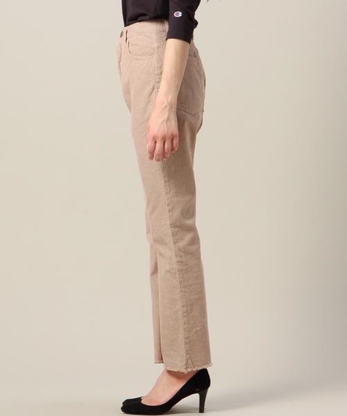 BEAUTY&YOUTH UNITED ARROWS（ビューティーアンドユースユナイテッドアローズ）の「＜6(ROKU)＞CORD CUT 9LENGS PANTS/ﾊﾟﾝﾂ◆（その他パンツ・レディース・ベージュ/ブラウン・38/34/36）」の8枚目の写真