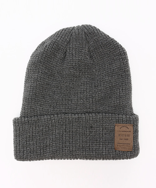 salut!（サリュ!）の「ﾍﾞｰｼｯｸﾆｯﾄ帽（ニットキャップ/ビーニー・レディース・ブラック/グレー/アイボリー/マスタード/ネイビー/ワイン・FREE）」の3枚目の写真