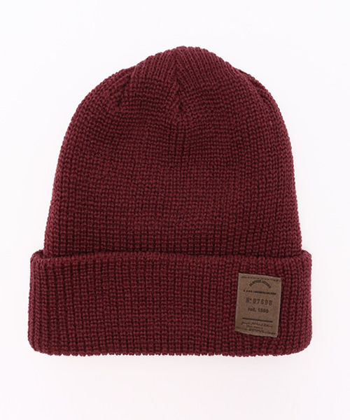 salut!（サリュ!）の「ﾍﾞｰｼｯｸﾆｯﾄ帽（ニットキャップ/ビーニー・レディース・ブラック/グレー/アイボリー/マスタード/ネイビー/ワイン・FREE）」の6枚目の写真