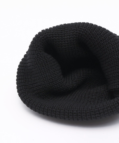 salut!（サリュ!）の「ﾍﾞｰｼｯｸﾆｯﾄ帽（ニットキャップ/ビーニー・レディース・ブラック/グレー/アイボリー/マスタード/ネイビー/ワイン・FREE）」の9枚目の写真