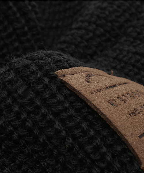 salut!（サリュ!）の「ﾍﾞｰｼｯｸﾆｯﾄ帽（ニットキャップ/ビーニー・レディース・ブラック/グレー/アイボリー/マスタード/ネイビー/ワイン・FREE）」の10枚目の写真