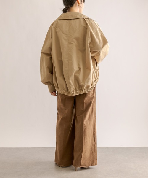 RIVE DROITE（リヴドロワ）の「ハイネックジップブルゾン（ブルゾン・レディース・ベージュ/カーキ・FREE）」の3枚目の写真