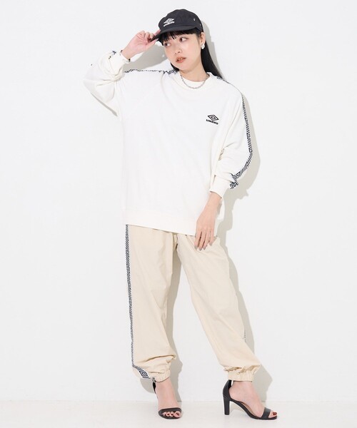 FREAK'S STORE（フリークスストア）の「UMBRO × FREAK'S STORE/アンブロ 別注 ジェットキャップ（キャップ・レディース・グレー/ブラック・ONE SIZE）」の6枚目の写真