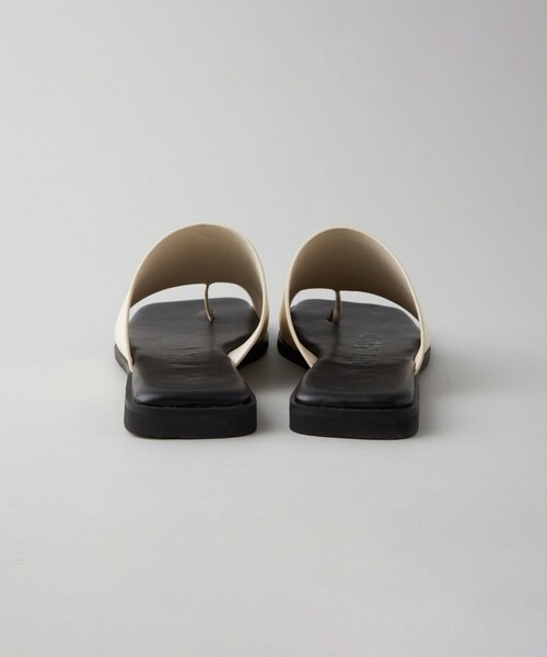 CITEN（シテン）の「＜CITEN＞サムループ カバード フラット サンダル（サンダル・レディース・ホワイト/ブラック・S/M/L）」の12枚目の写真