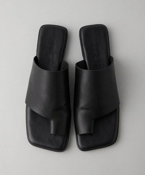 CITEN（シテン）の「＜CITEN＞サムループ カバード フラット サンダル（サンダル・レディース・ホワイト/ブラック・S/M/L）」の19枚目の写真