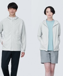 無印良品 | 〔MUJI WALKER〕紳士　ＵＶカット乾きやすいジップパーカ(パーカー)