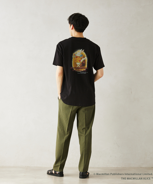 JOURNAL STANDARD relume(ジャーナルスタンダード レリューム)の「【THE MACMILLAN ALICE / マクミラン・アリス】別注プリントTシャツ(Tシャツ/カットソー・メンズ・ブラック/アイボリー/ホワイト・MEDIUM/LARGE)」の18枚目の写真